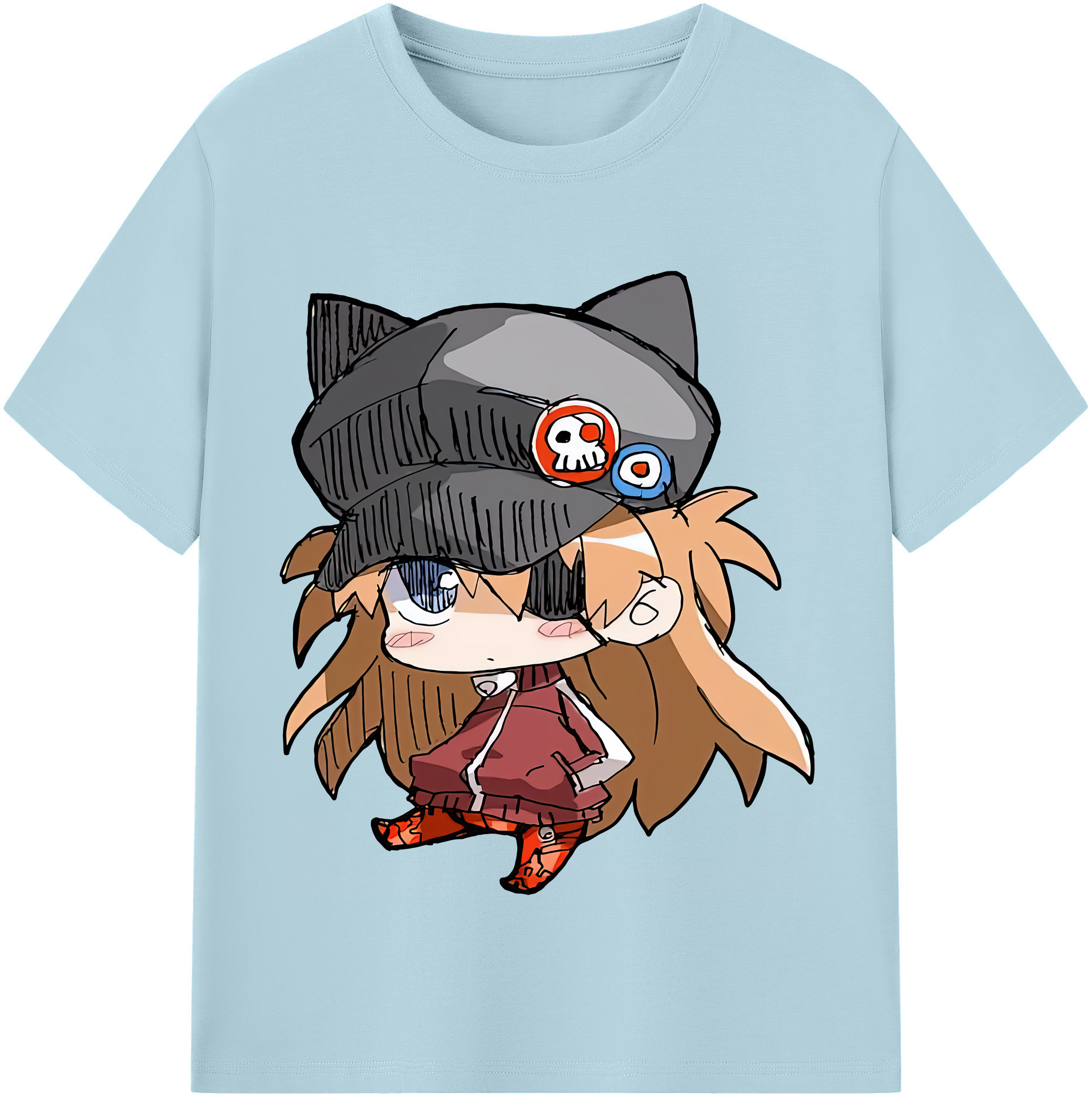 （画像用） EVA 新世紀エヴァンゲリオン 綿100％半袖Tシャツ（フロントプリント）